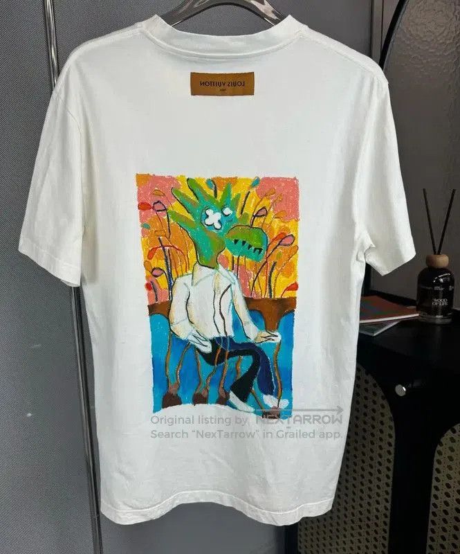 Louis Vuitton Louis Vuitton Colorful Graphic White T-Shirt . Size US L / EU 52-54 / 3 - 2 Thumbnail