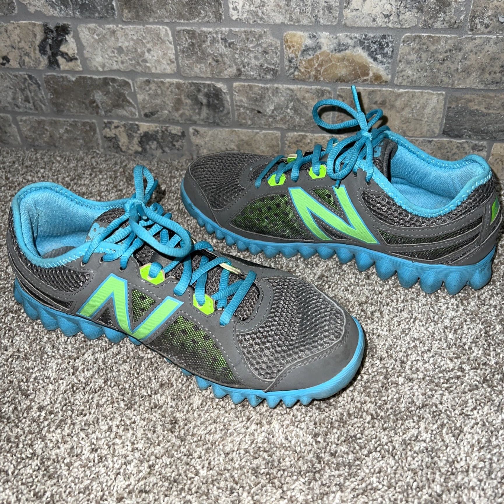 New Balance New Balance 1157 Gray/Blue/Green Running Training Sneakers WX1157GW Womens 8 Size US 8 / IT 38 - 6 Thumbnail