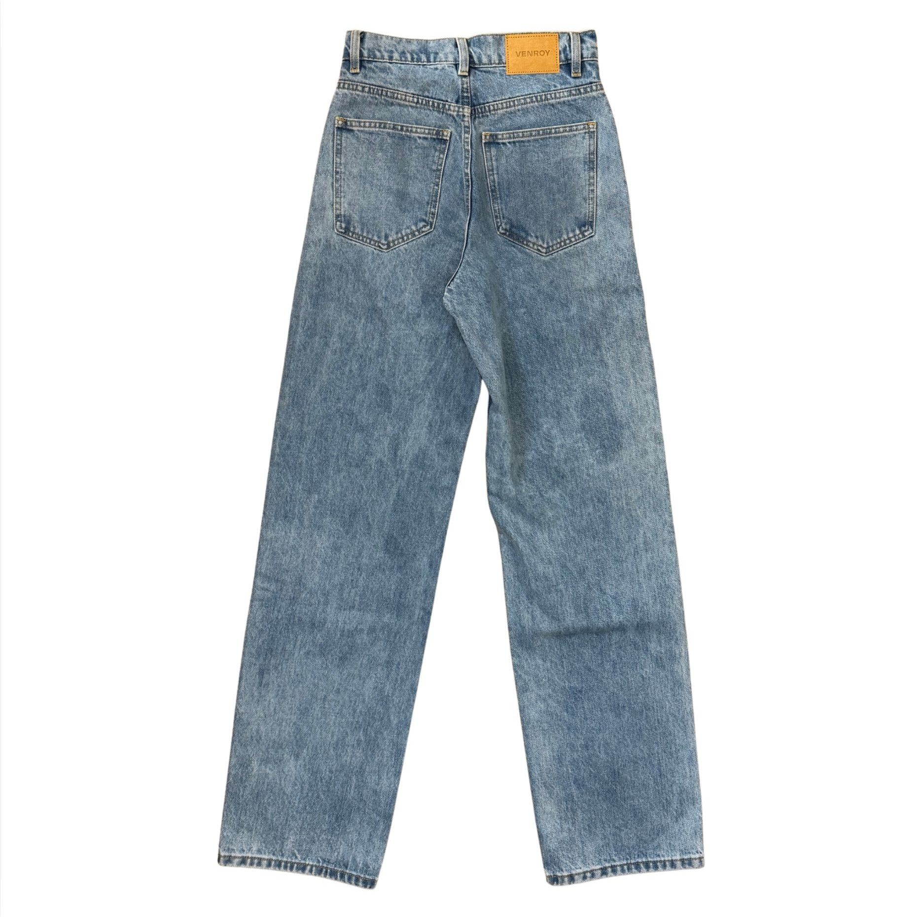 Venroy VENROY V Front Denim Light Blue Jean $180 NWT XS Size 27" / US 4 / IT 40 - 4 Thumbnail