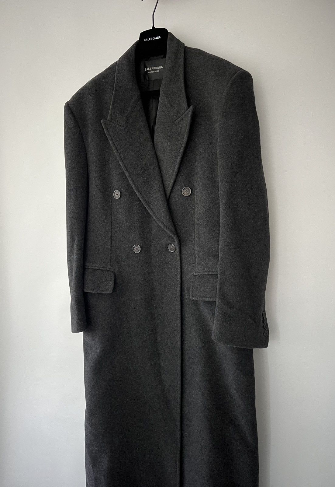 Balenciaga Balenciaga Garde-Robe Cashmere Coat Size US L / EU 52-54 / 3 - 3 Thumbnail