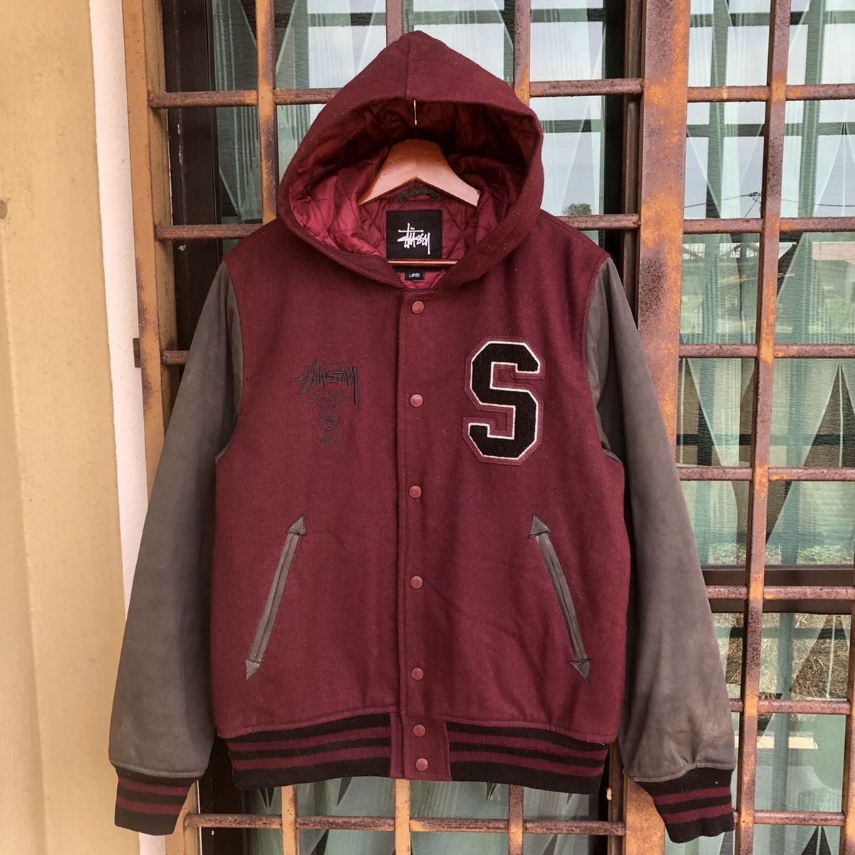 Stussy Stussy international Wool Hodie Button Varsity Size US L / EU 52-54 / 3 - 1 Thumbnail