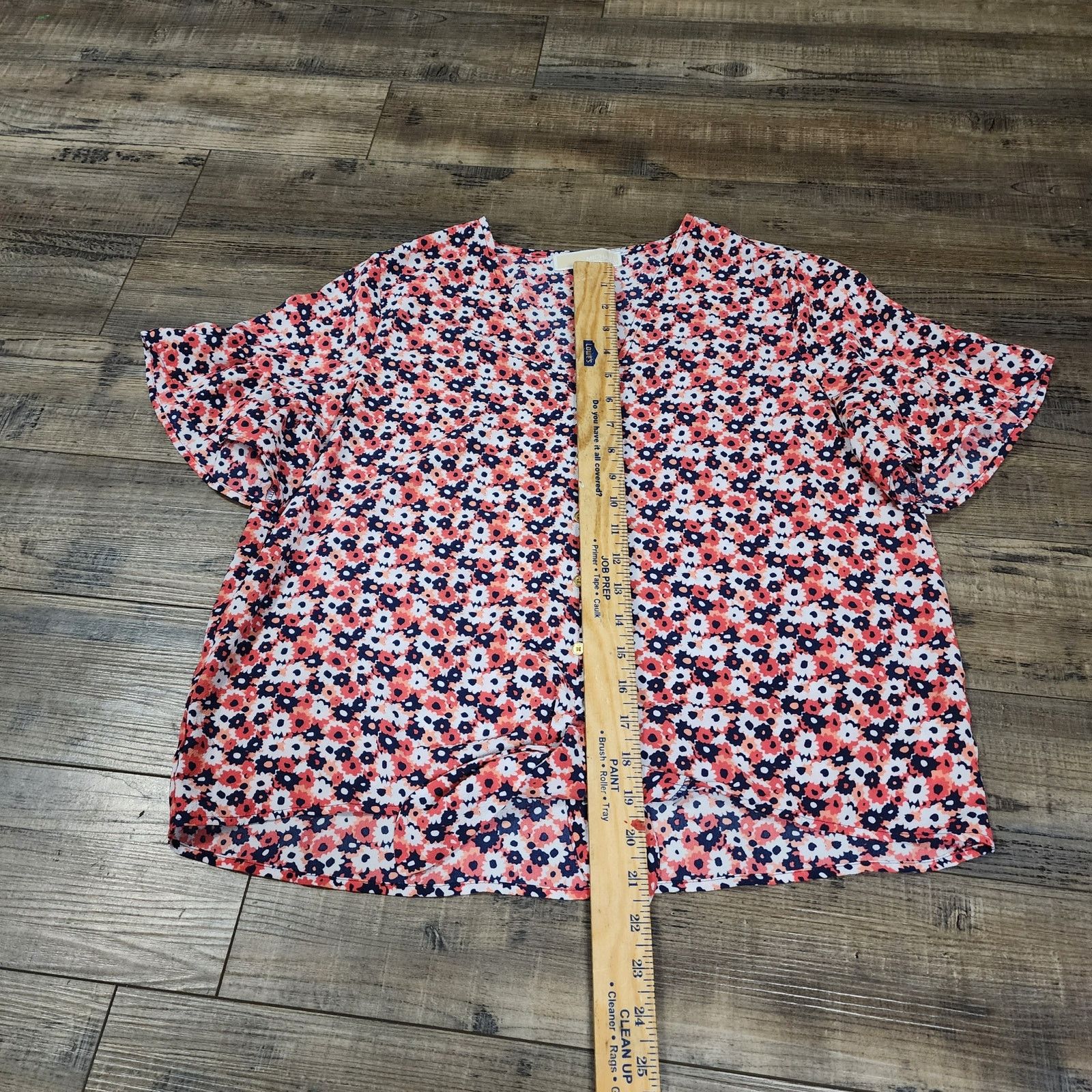 Michael Kors Michael Kors floral blouse front tie size Medium 2227 Size M / US 6-8 / IT 42-44 - 3 Thumbnail
