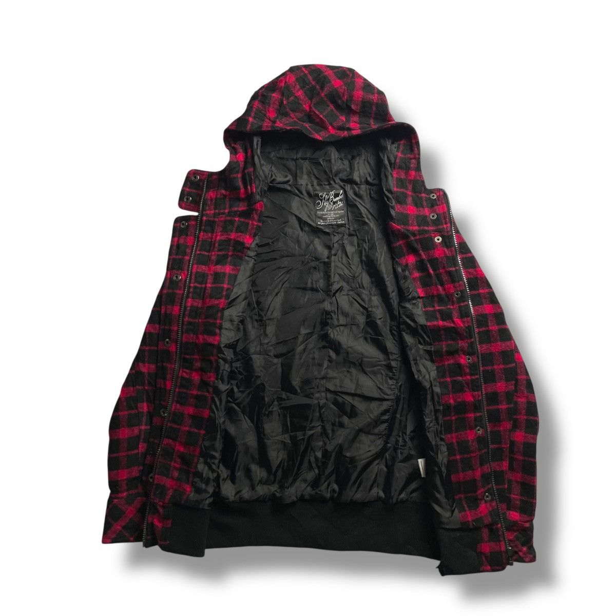 20471120 SKY BOMBER TARTAN PUNK SEDITIONARIES WOOL FULL ZIP JACKET Size US L / EU 52-54 / 3 - 15 Thumbnail