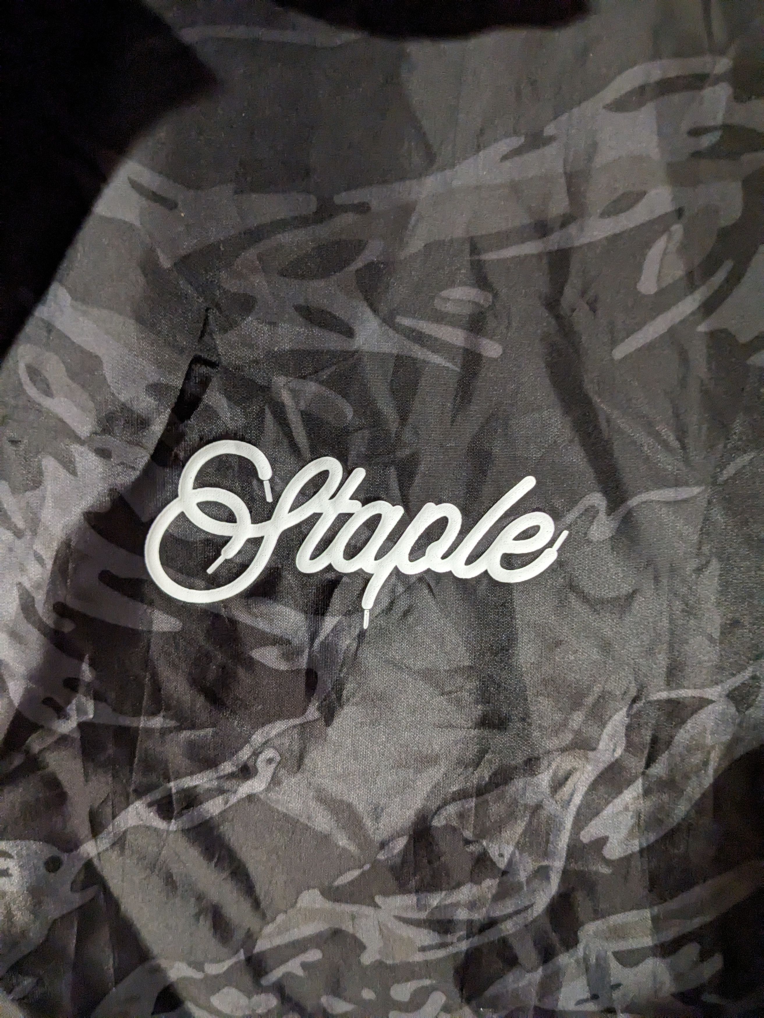 Designer × Staple Staples Pigeon NWT Medium Black Camo Windbreaker Jacket Size US M / EU 48-50 / 2 - 4 Thumbnail