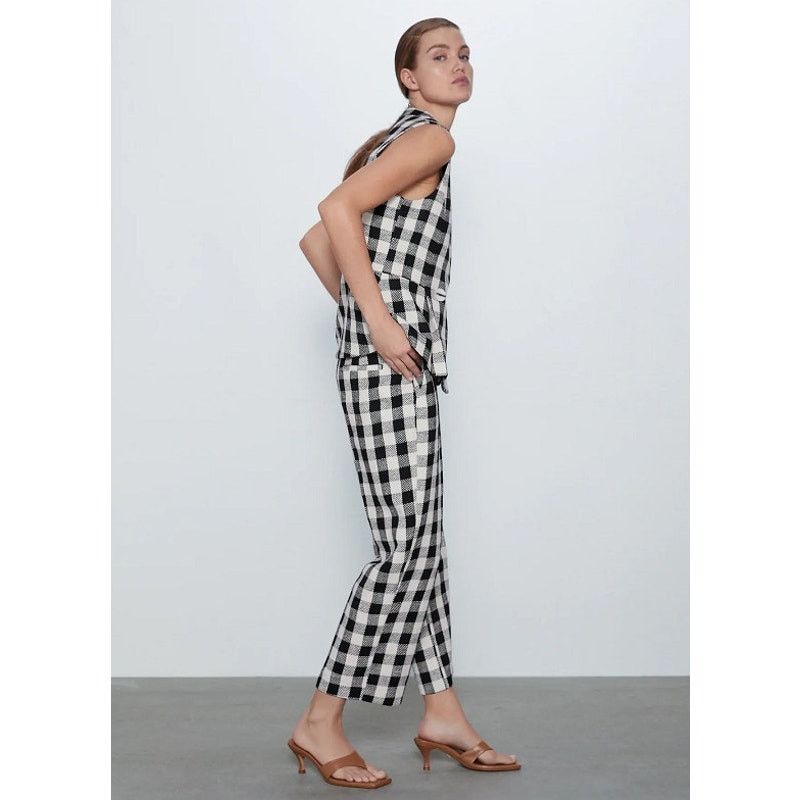 Zara ZARA Straight-Cut Pants NWT Size 26" / US 2 / IT 38 - 19 Thumbnail
