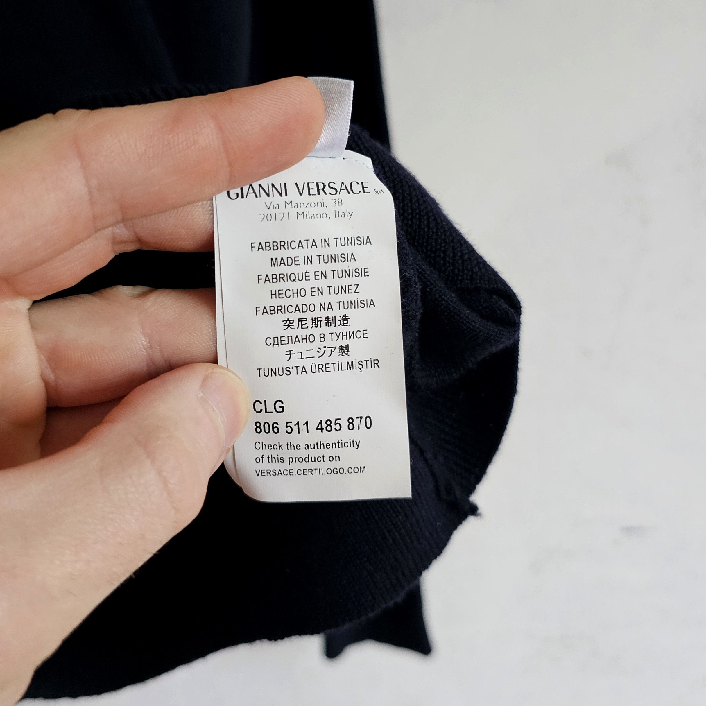 Versace Versace wool sweater Size US L / EU 52-54 / 3 - 5 Thumbnail