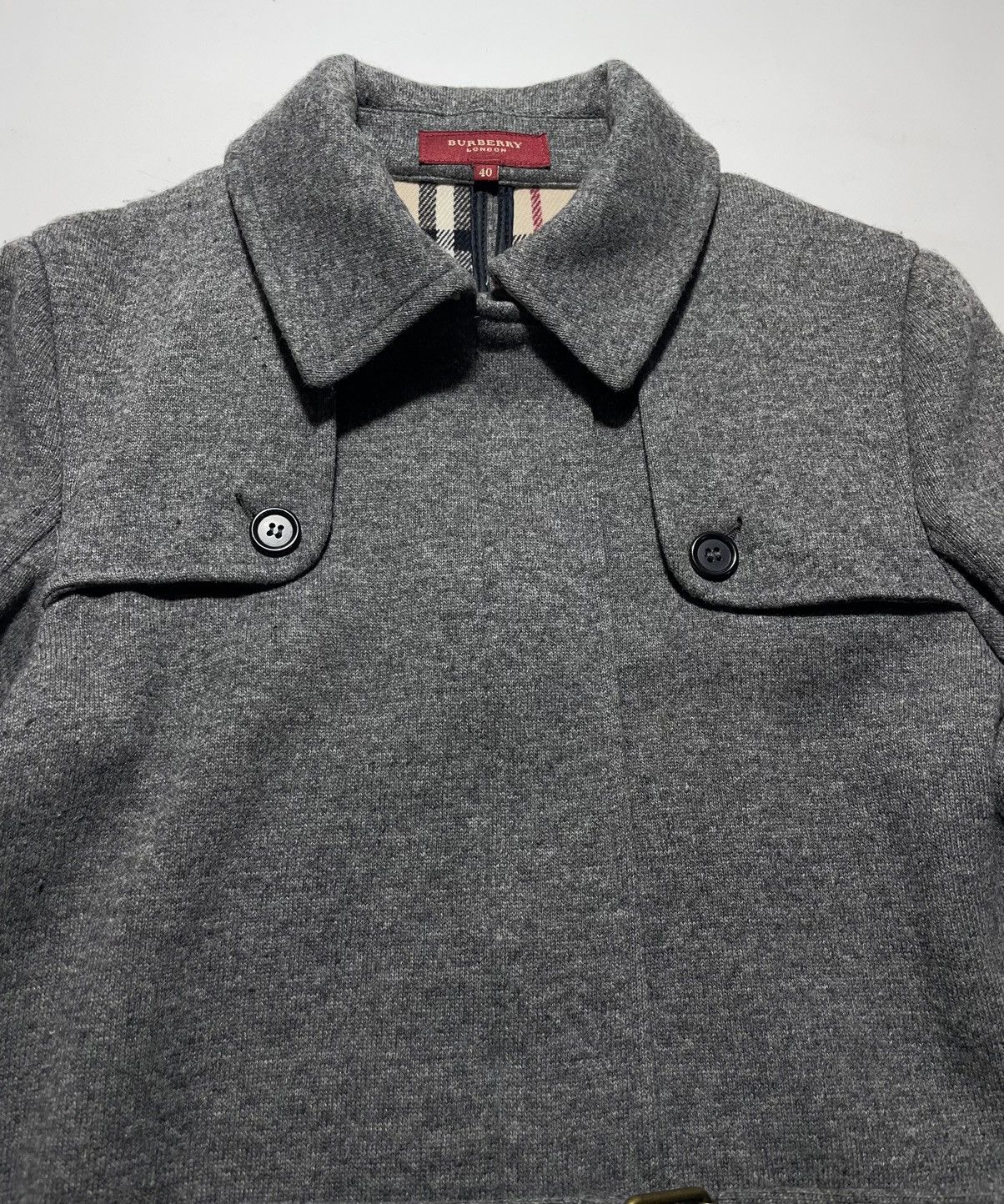 Burberry Vintage Burberry Women’s Wool Coat Size S / US 4 / IT 40 - 5 Thumbnail