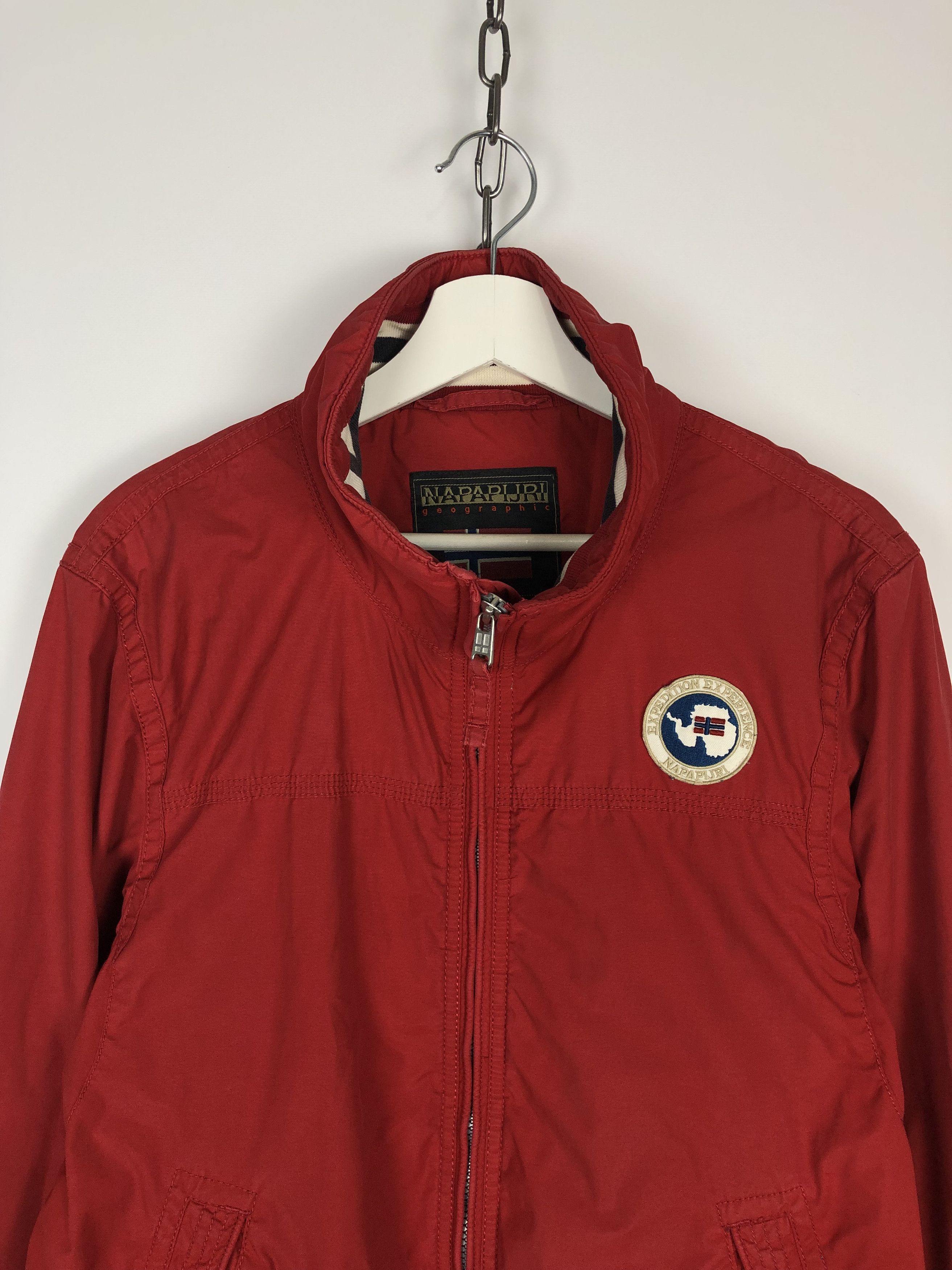 Napapijri Napapijri Zip Jacket Red size L Size US L / EU 52-54 / 3 - 2 Thumbnail