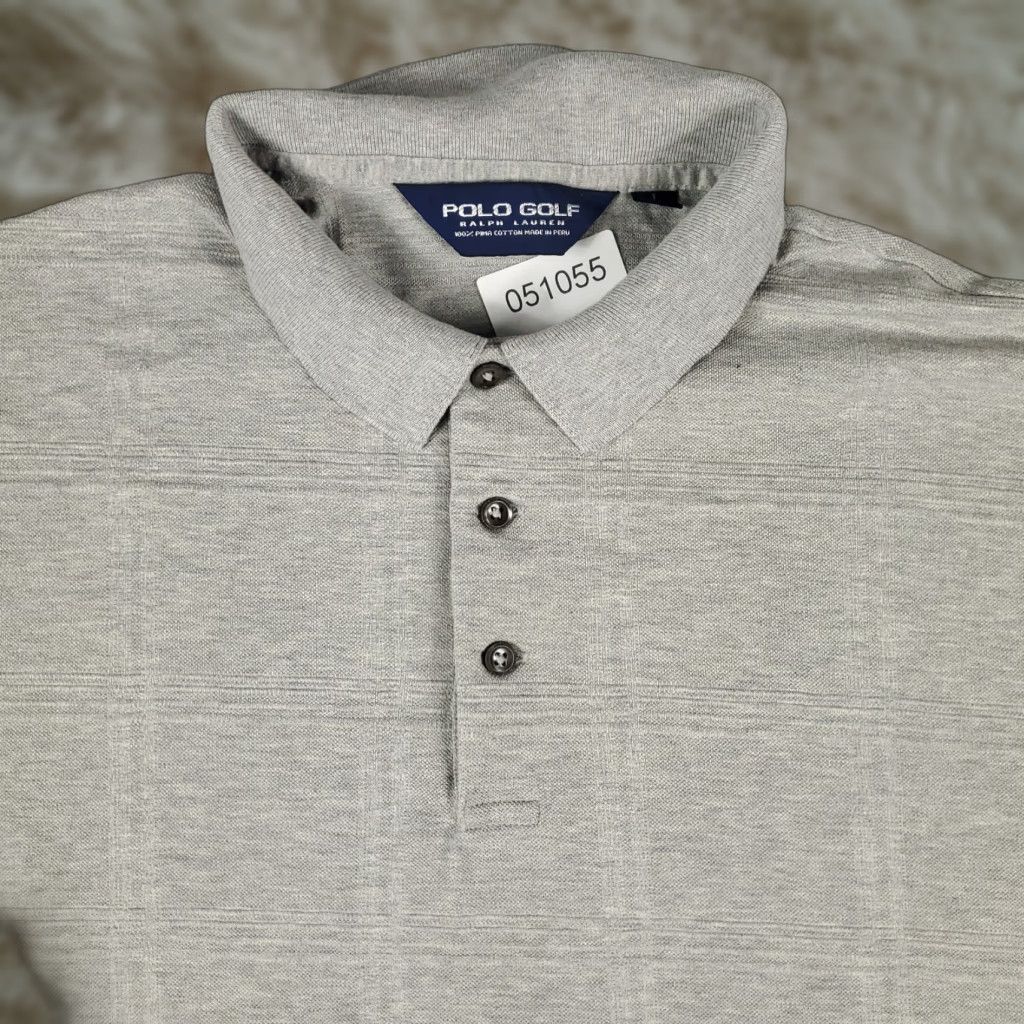 Ralph Lauren Ralph Lauren Polo Shirt Gray Adult Large Short Sleeve Casual Mens Size US L / EU 52-54 / 3 - 1 Thumbnail