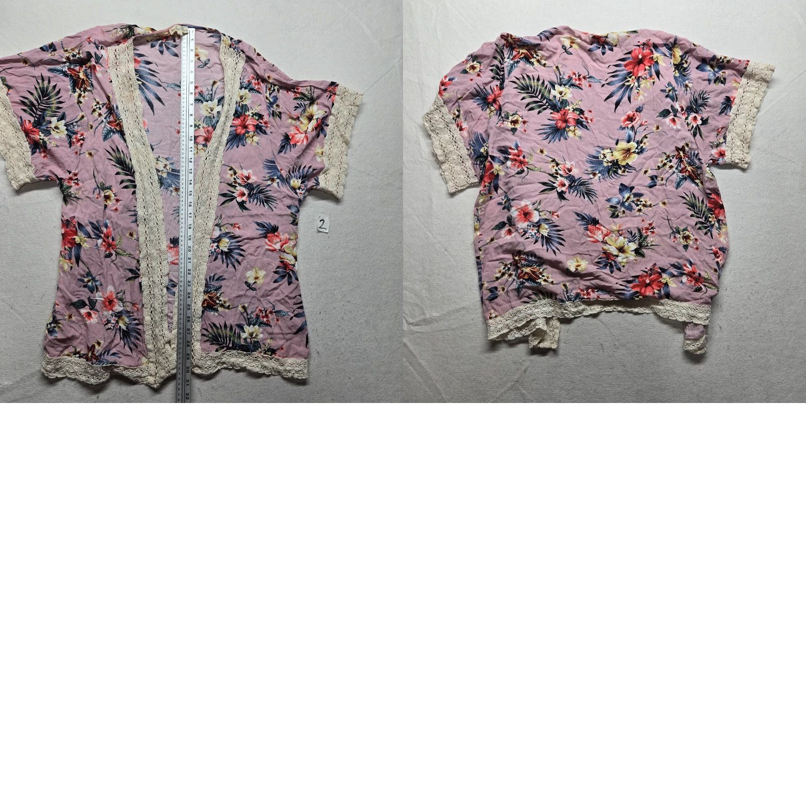 Vintage Indigo Rose Cardigan Shirt Woman L Indigo Rose Size L / US 10 / IT 46 - 8 Thumbnail