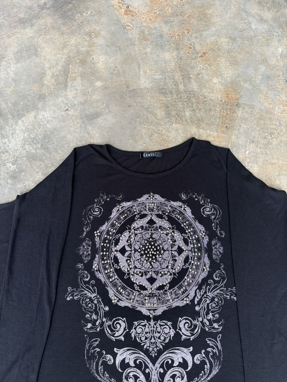 20471120 × Japanese Brand Opium Ccutti Punk style Over Size Longsleeve Size ONE SIZE - 4 Thumbnail