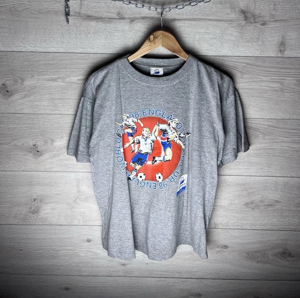 Other VINTAGE FAN-MERCH SHIRT FRANCE 98s SOCCER JERSEY SIZE M Size US M / EU 48-50 / 2 - 1 Thumbnail