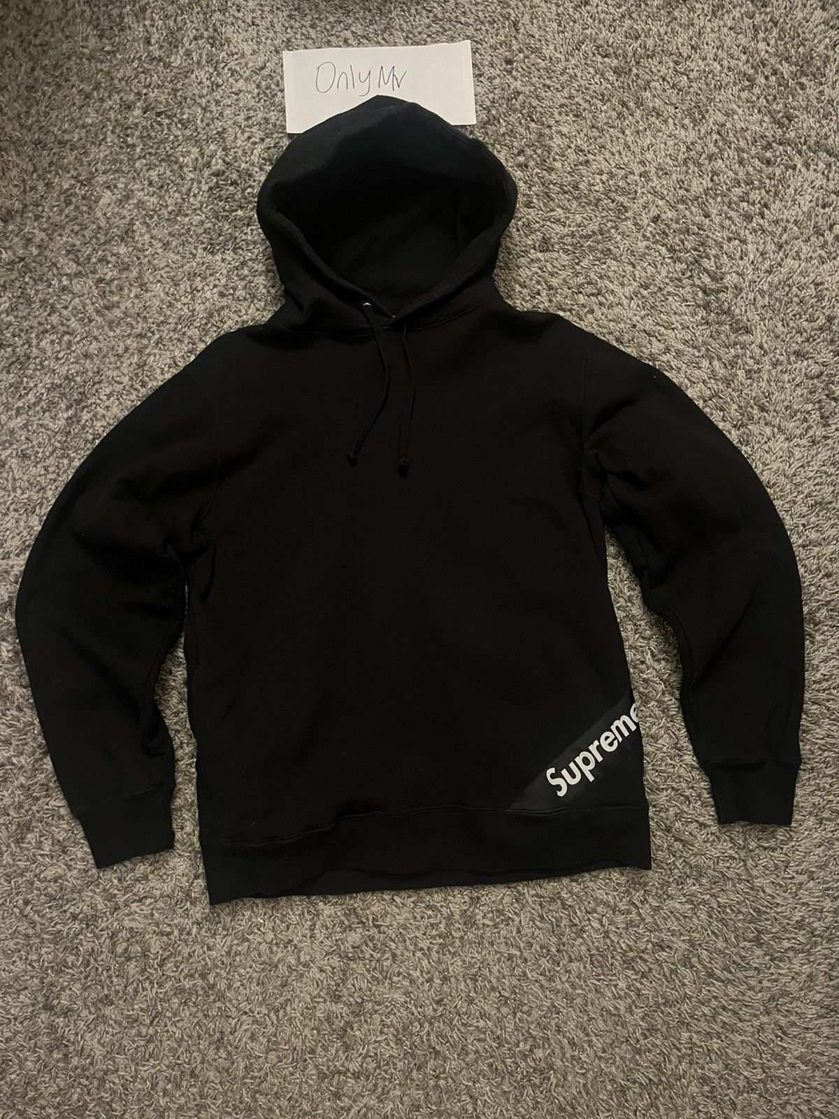 Supreme Supreme Corner Logo Hoodie | Grailed