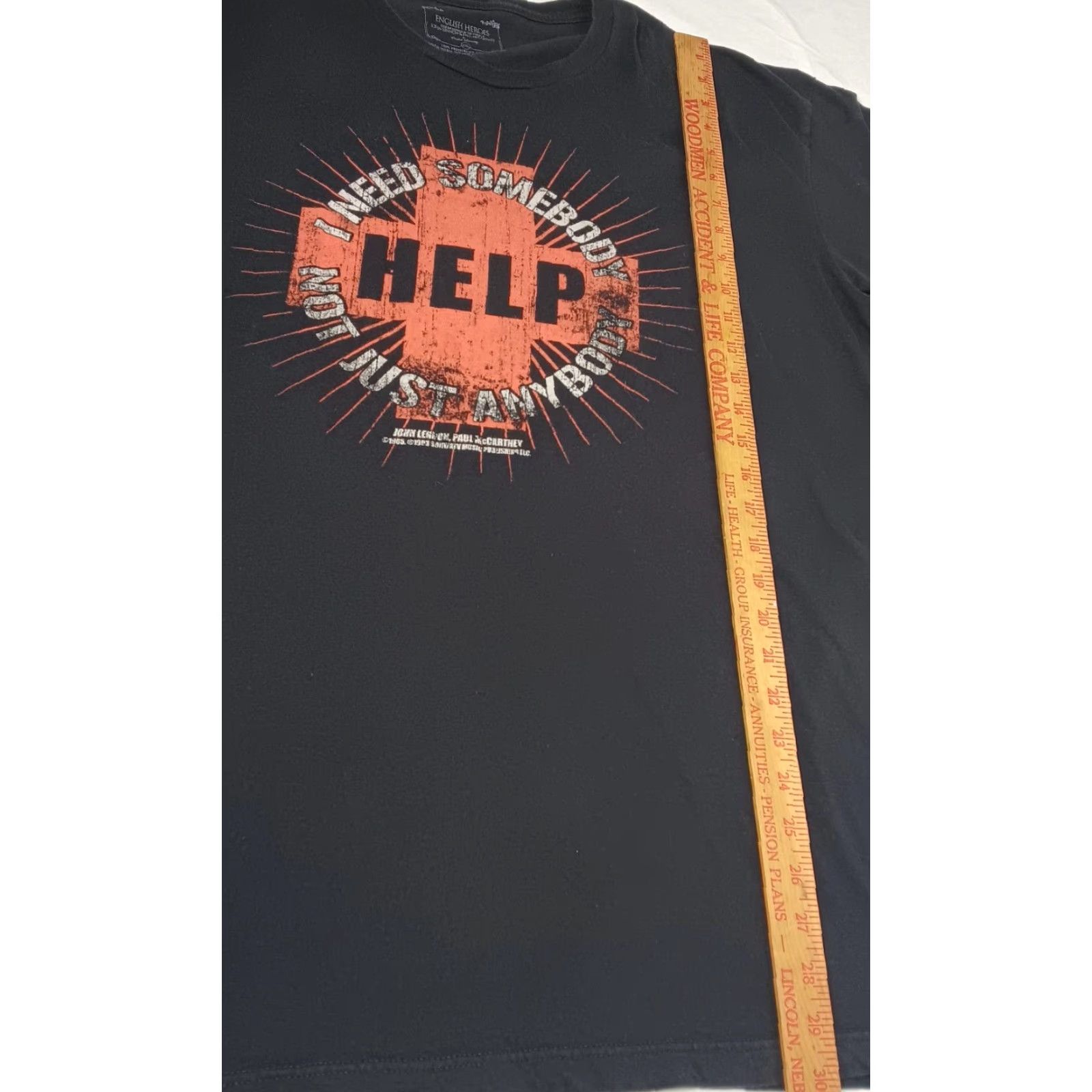 Vintage VINTAGE Paul McCartney Shirt XXL HELP SOS Tour 1993 Black Rock Band Music Beatles Size US XXL / EU 58 / 5 - 6 Thumbnail