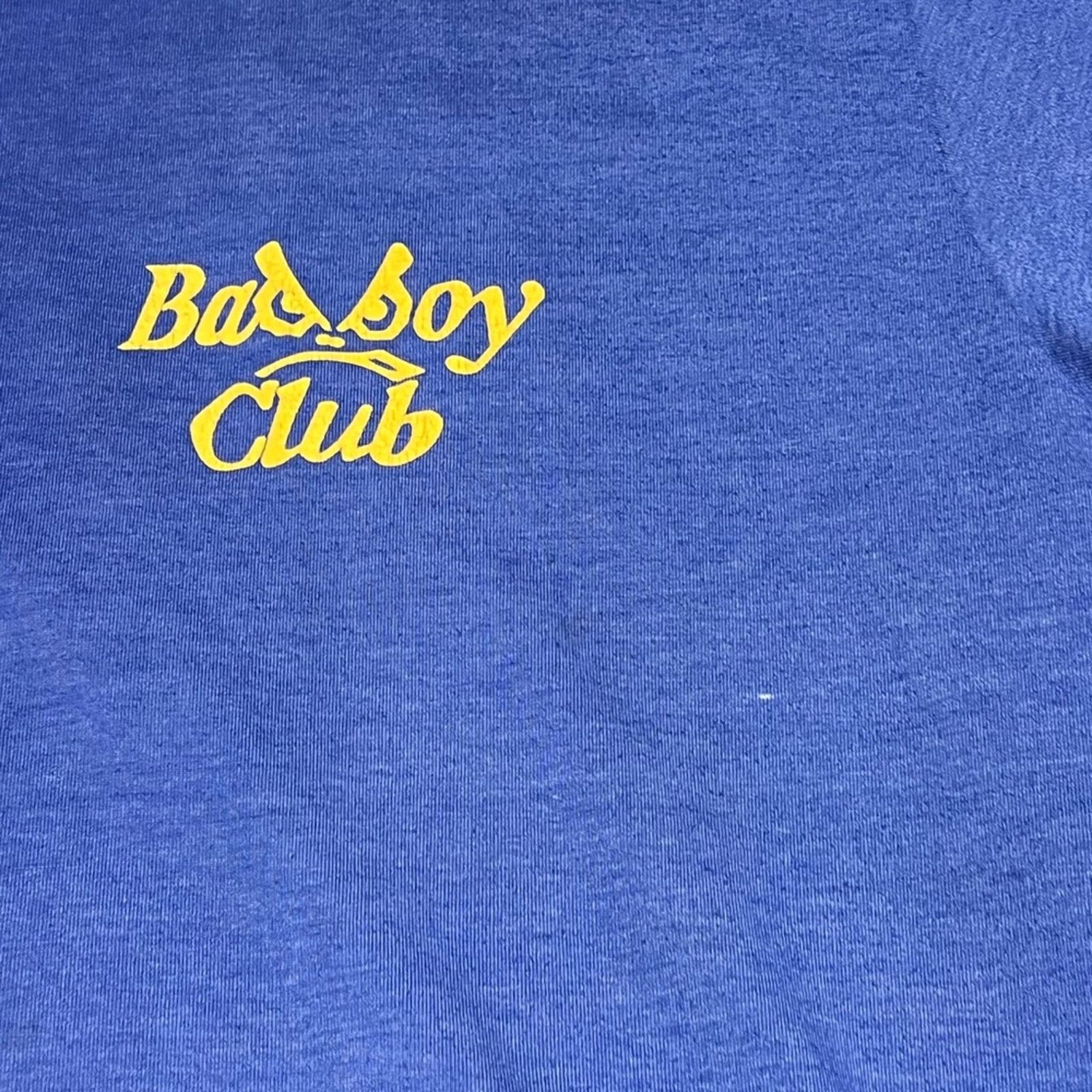 Vintage Vintage 1990s Bad Boy Club Rare Clean Shirt Men's Large Blue Size US L / EU 52-54 / 3 - 3 Thumbnail
