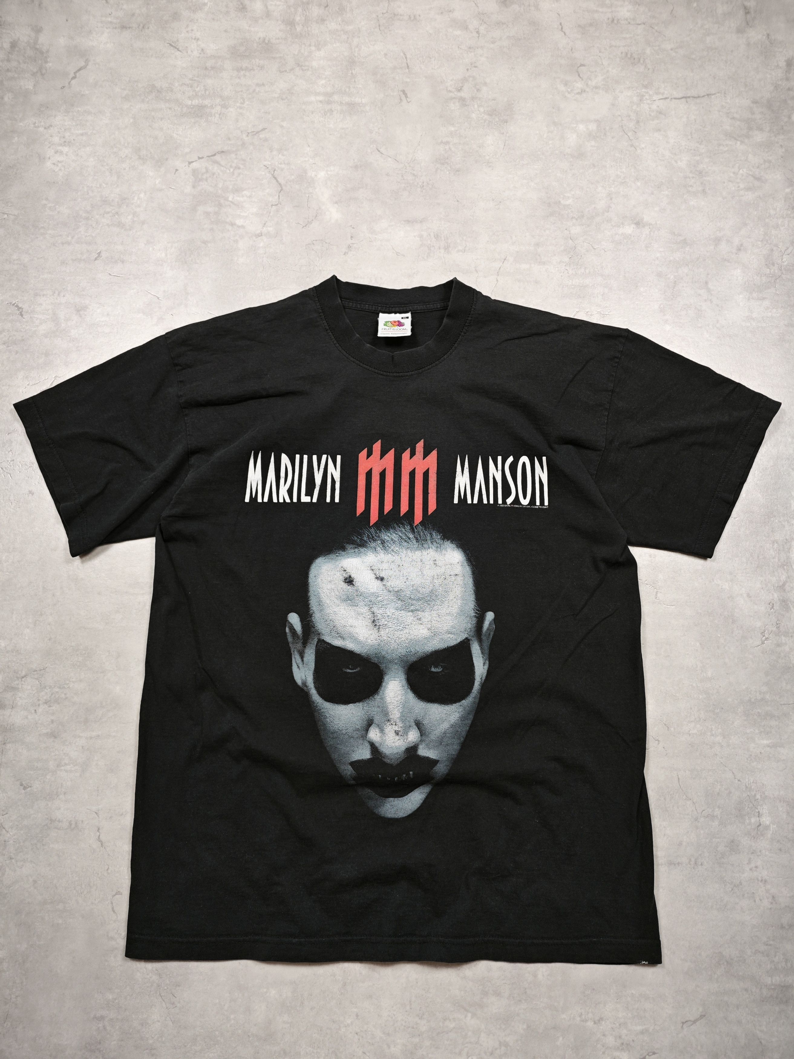 Fruit Of The Loom Marilyn Manson Vintage T shirt 2003 Size US XL / EU 56 / 4 - 1 Thumbnail