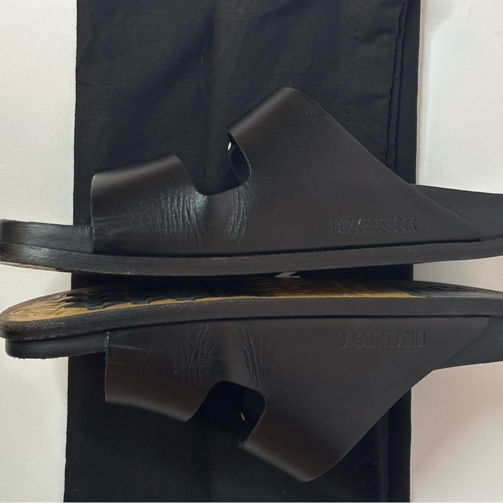 Birkenstock Arizona Leather Double-Buckle Sandals Slides EU 38 US W7 M5 Size US 7 / IT 37 - 4 Thumbnail