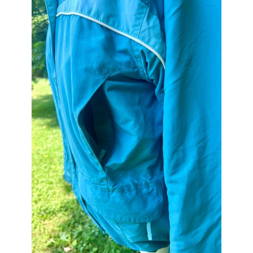 L.L. Bean Womens LL Bean Winter Ski Jacket W/ Liner M Petite Teal Blue Size M / US 6-8 / IT 42-44 - 4 Thumbnail