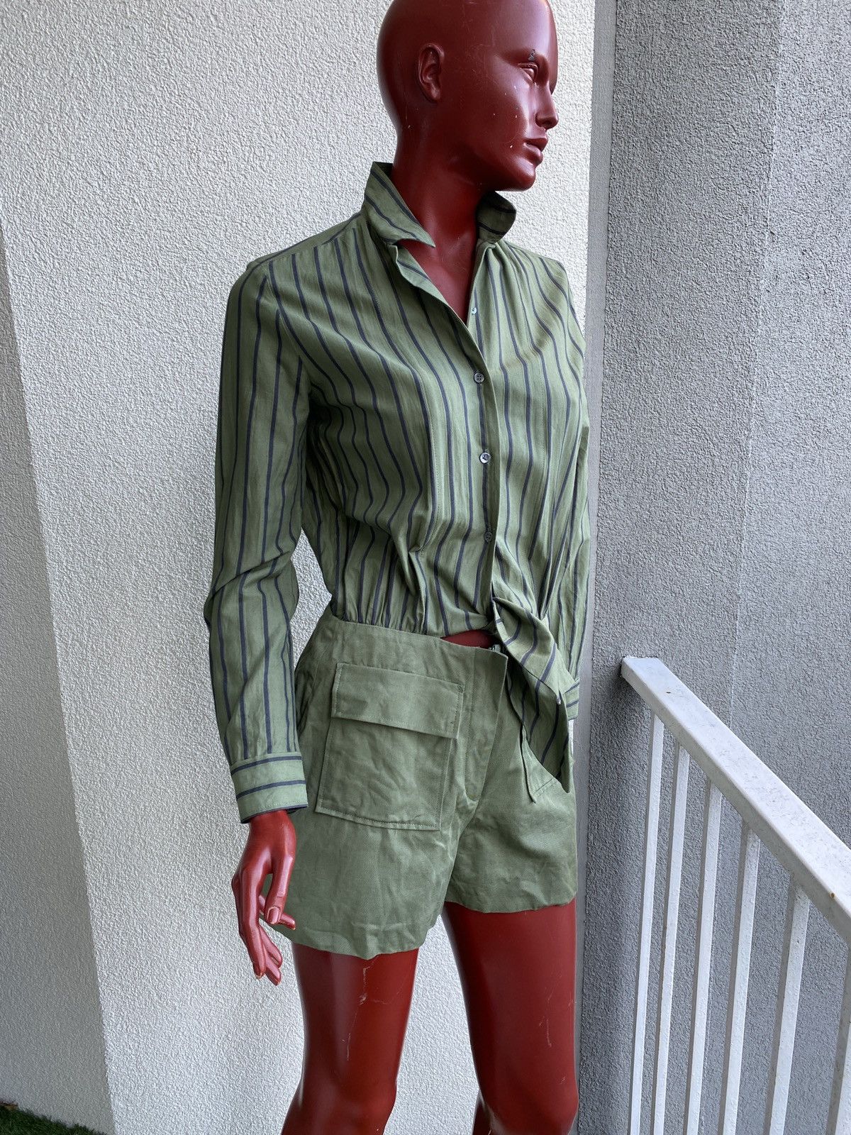 Sandro Panik Playsuit size 2 cotton Sandro Size 26" / US 2 / IT 38 - 7 Thumbnail