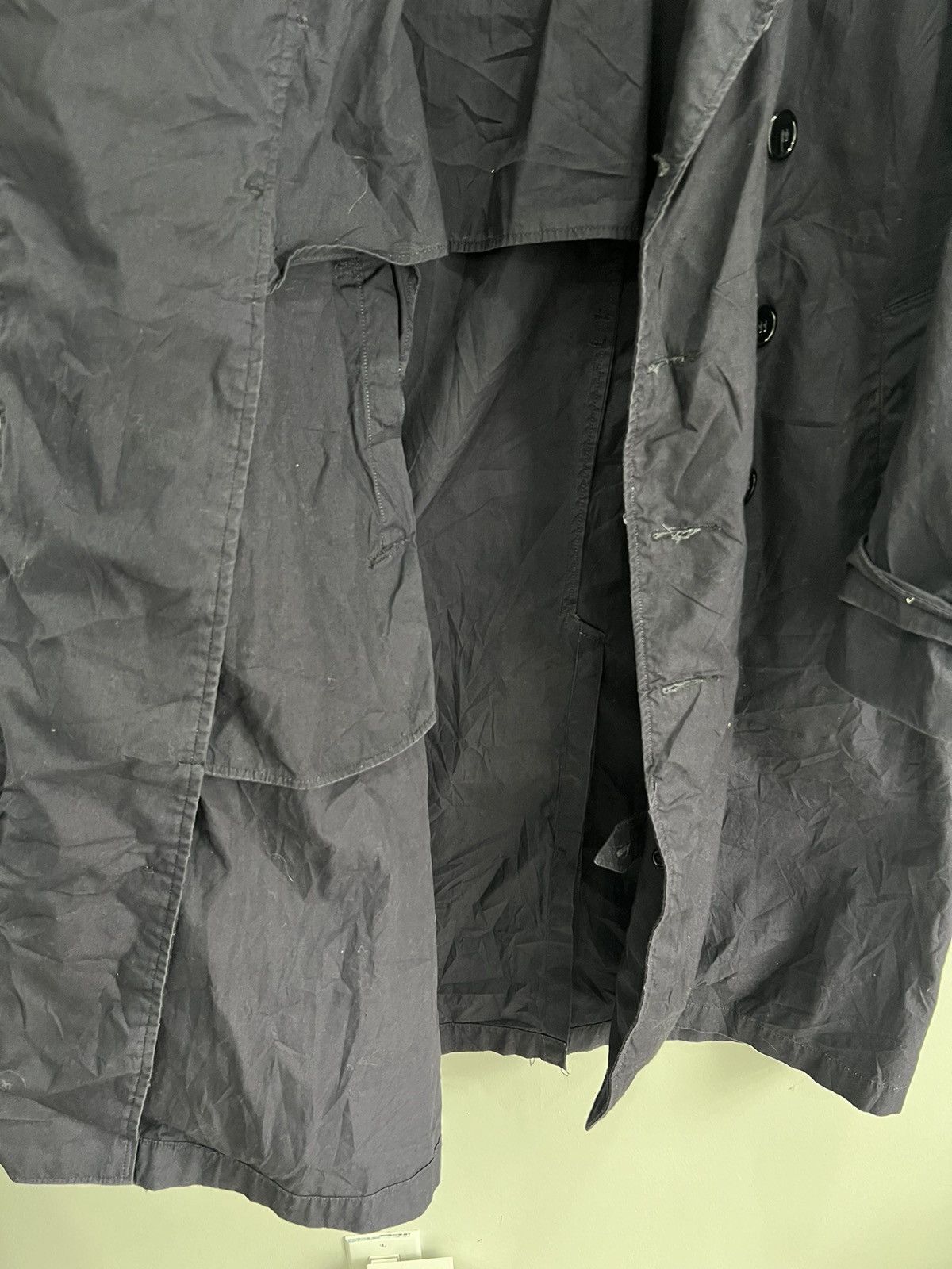 Vintage Vintage US Navy Trench Jacket 1960s 50s Usn coat naval Size US L / EU 52-54 / 3 - 4 Thumbnail