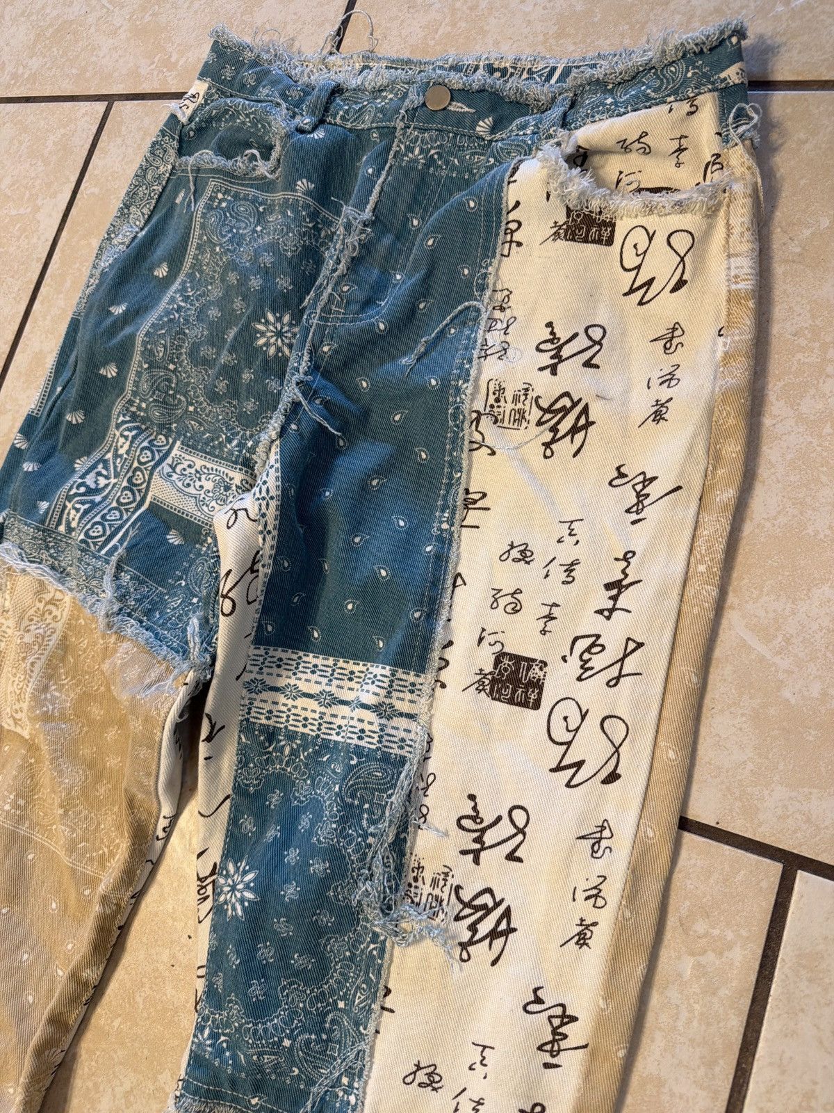 Shein Vintage Shein Custom Japan Jeans Avant Garde Size US 32 / EU 48 - 2 Thumbnail