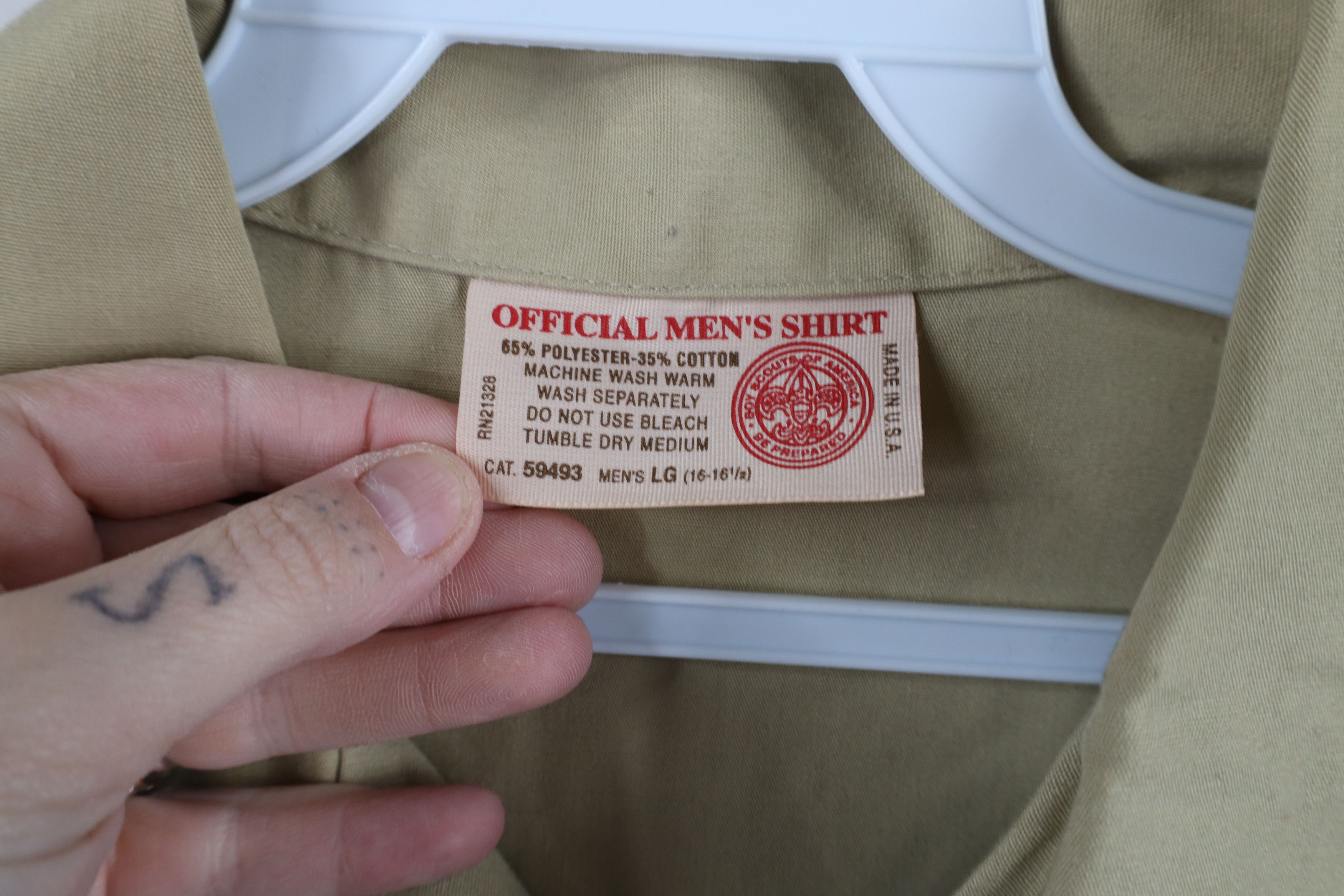 Vintage Vintage 70s Boy Scouts of America 342 Uniform Shirt USA Size US L / EU 52-54 / 3 - 10 Thumbnail