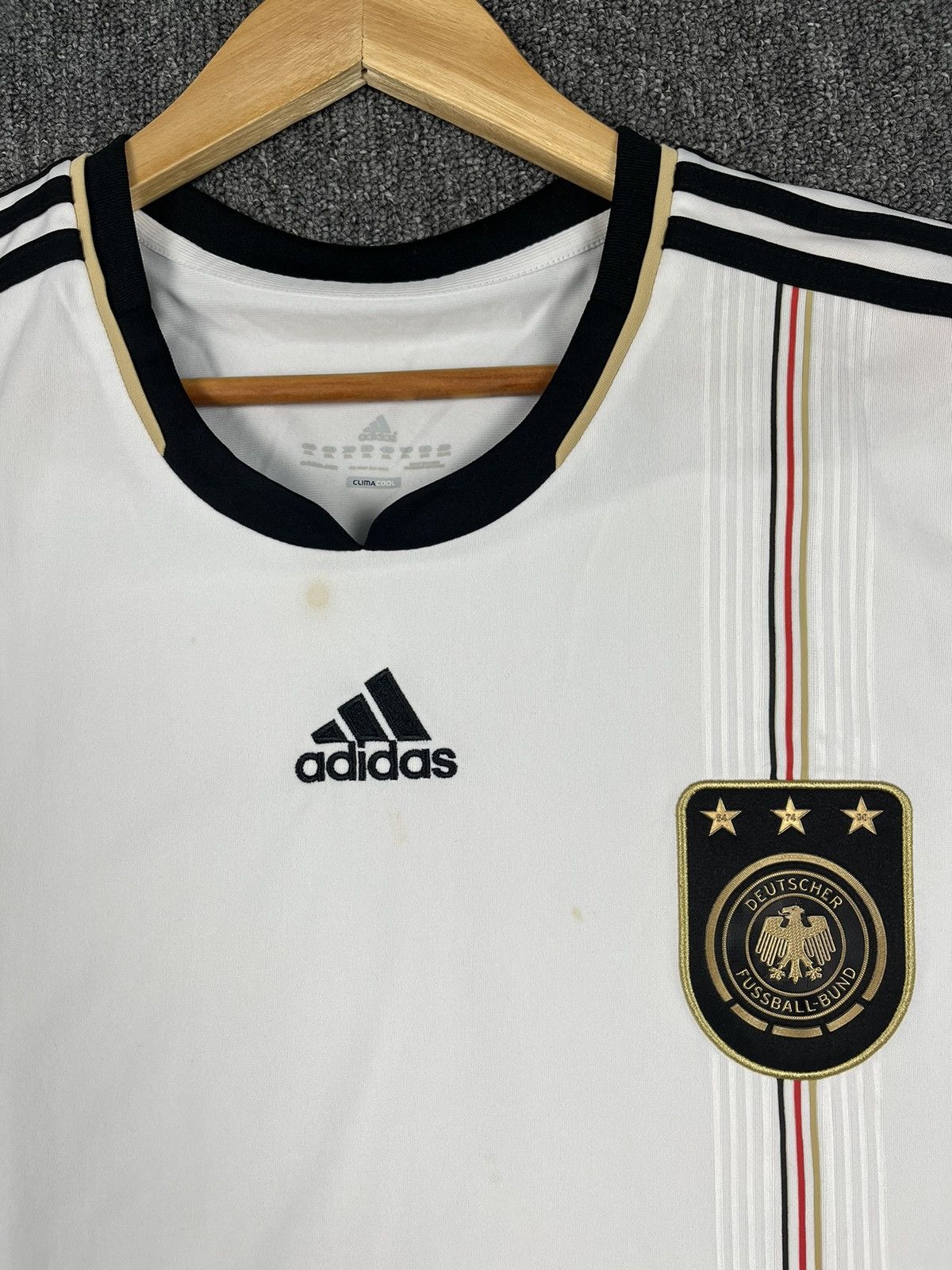 Adidas GERMANY 2010 2011 HOME FOOTBALL SHIRT SOCCER JERSEY ADIDAS Size US XXL / EU 58 / 5 - 3 Thumbnail