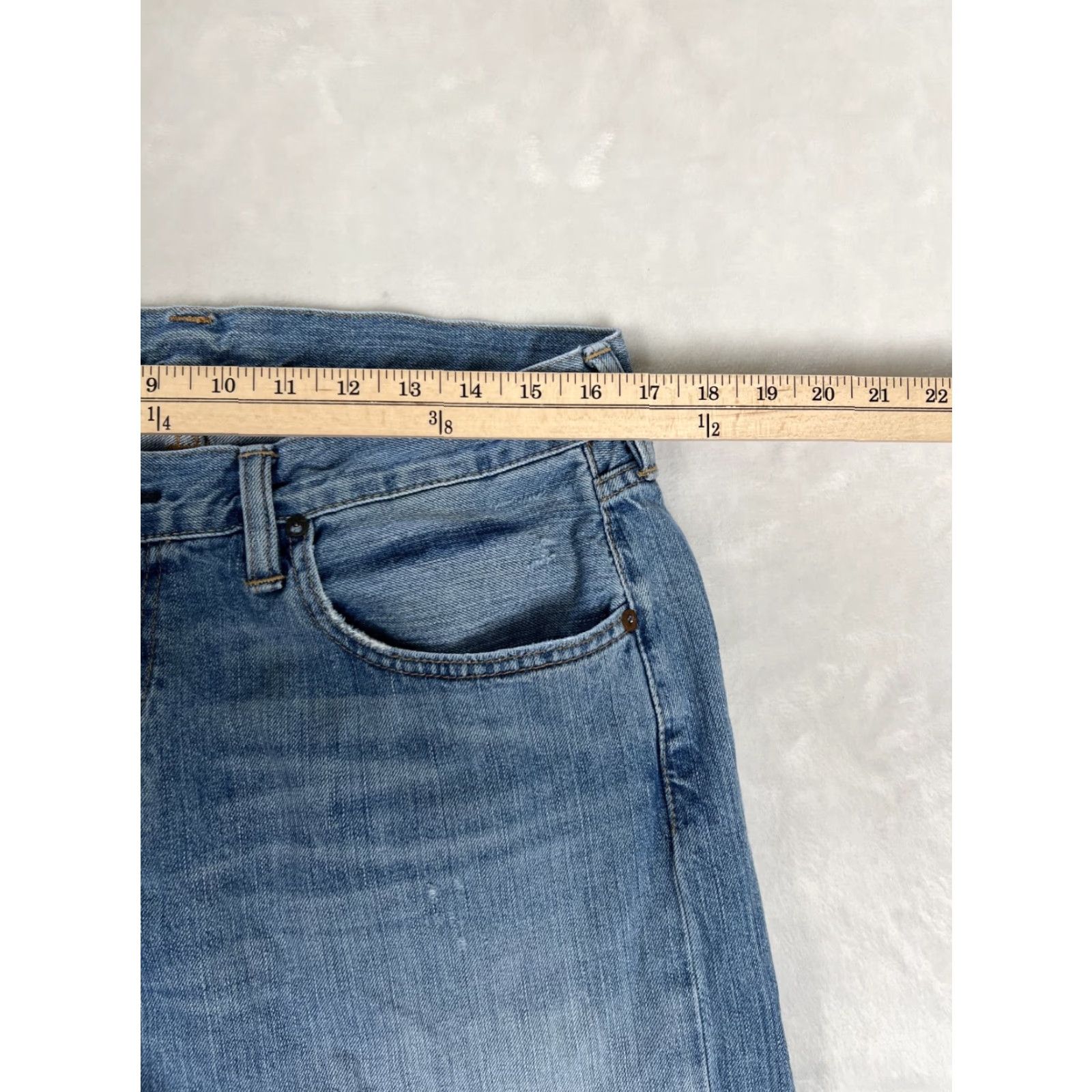 Polo Ralph Lauren VINTAGE Polo Ralph Lauren Jeans Denim 34x29 Relaxed Straight 5-Pocket Logo Blue Men 90s Retro USA Polo Ralph Lauren Jeans Breaks-READ Altered Size US S / EU 44-46 / 1 - 5 Thumbnail