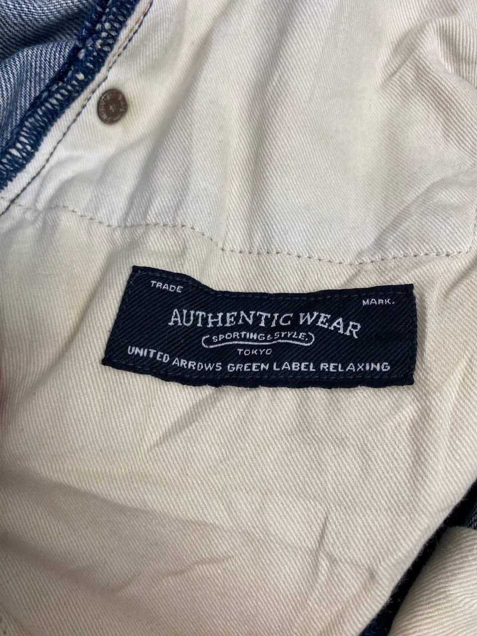 Japanese Brand united arrow green label relaxing distressed denim Size US 32 / EU 48 - 16 Thumbnail