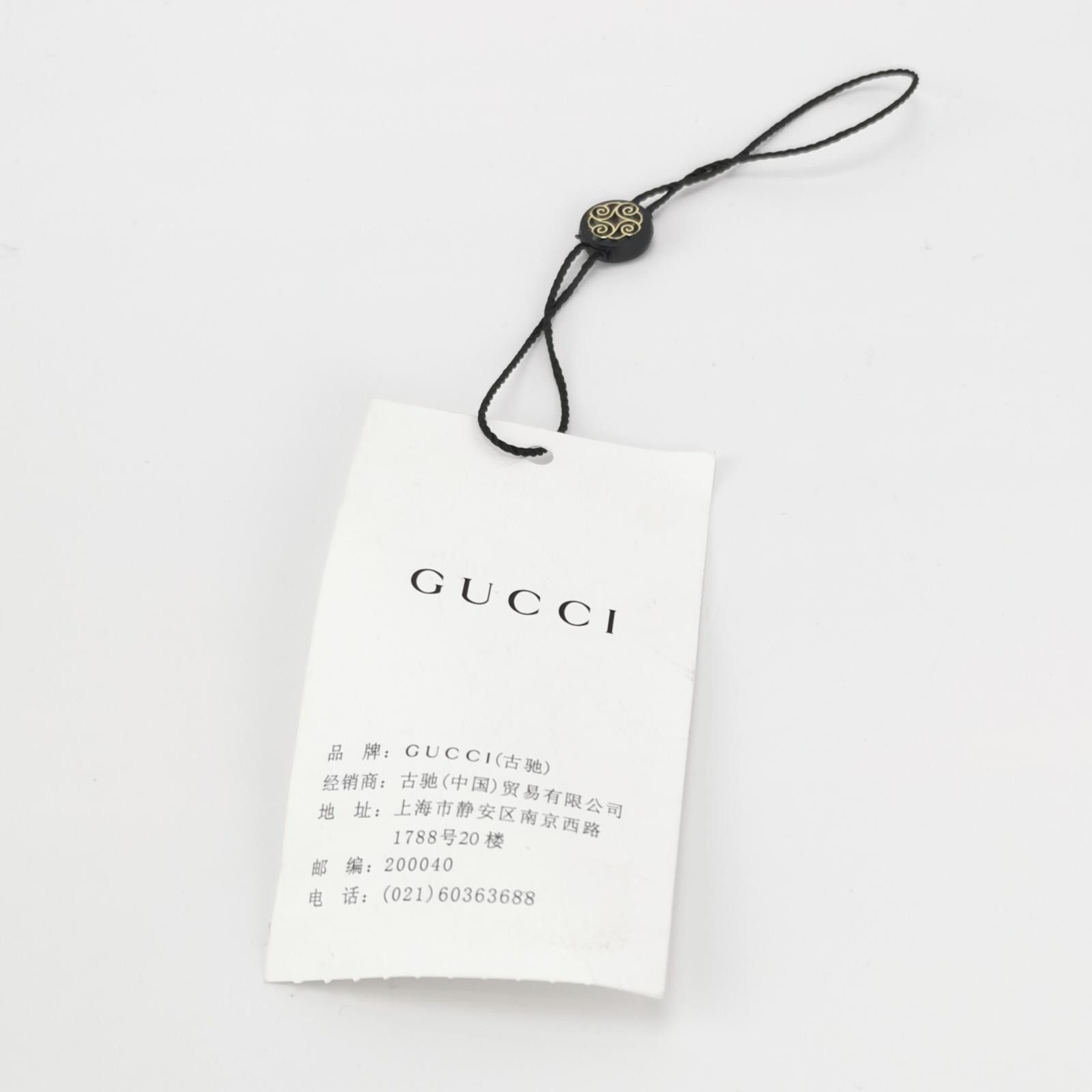 Gucci Studded Double G Open Finger Ring Size 10 Size 21 -z2