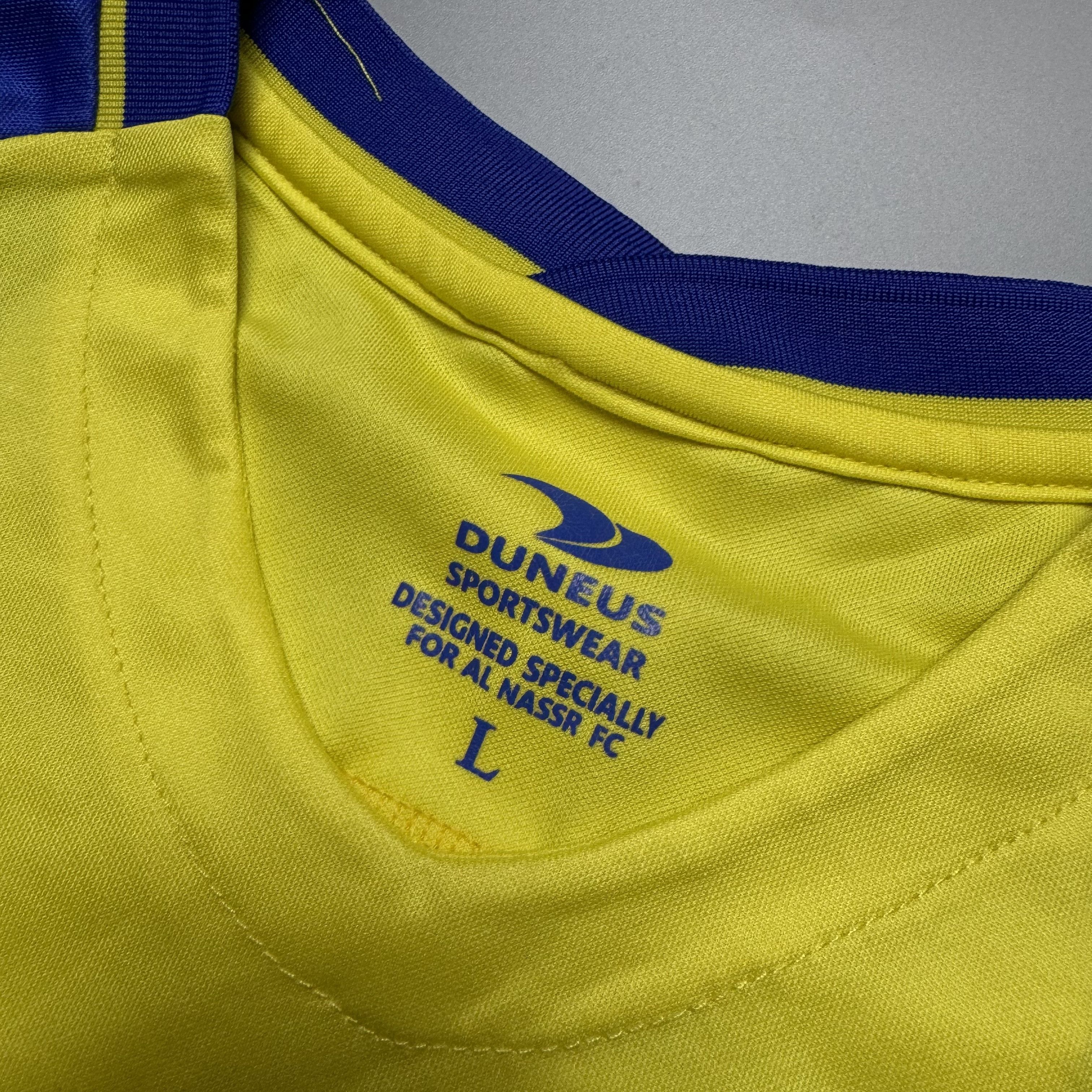 Other AL NASSR HOME 2022/23 RONALDO SOCCER JERSEY BLOKECORE SHIRT Size US L / EU 52-54 / 3 - 5 Thumbnail