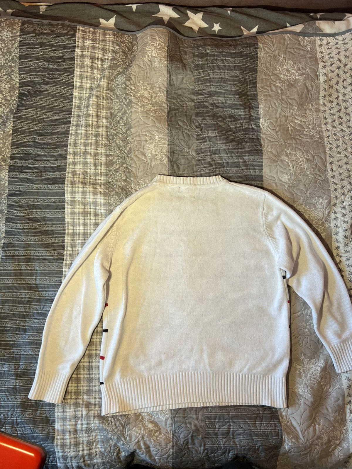 Polo Ralph Lauren Ralph Lauren Polo Sweater Men’s Size L Red & Navy Stripes Size US L / EU 52-54 / 3 - 5 Thumbnail