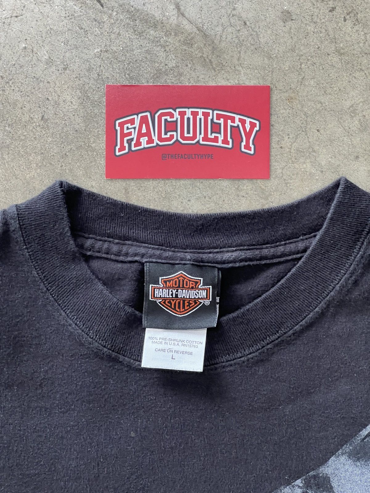 Harley Davidson Vintage 2008 Harley Davidson Motorcycles Nashville Tee Large Size US L / EU 52-54 / 3 - 4 Thumbnail