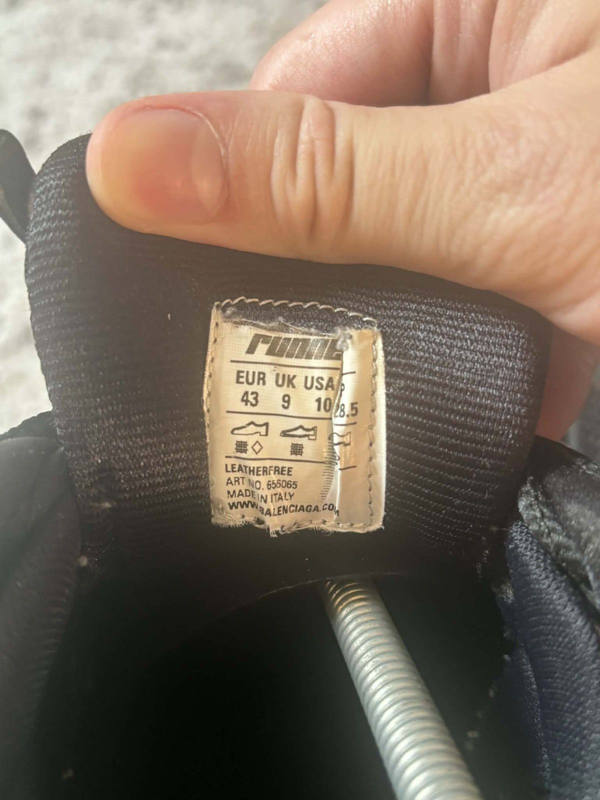 Balenciaga Balenciaga Runner Black 43 US 10 Size US 10 / EU 43 - 7 Thumbnail