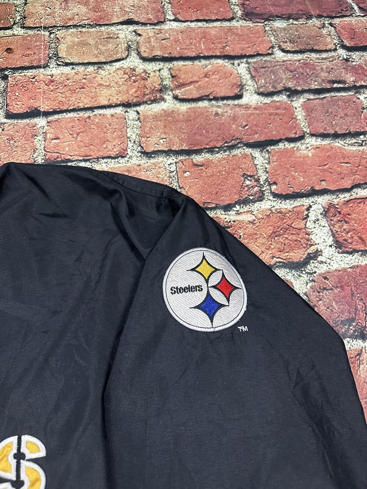 NFL × Reebok × Vintage Vintage Pittsburgh Steelers NFL Pro Line Windbreaker Jacket Size US XXL / EU 58 / 5 - 8 Thumbnail