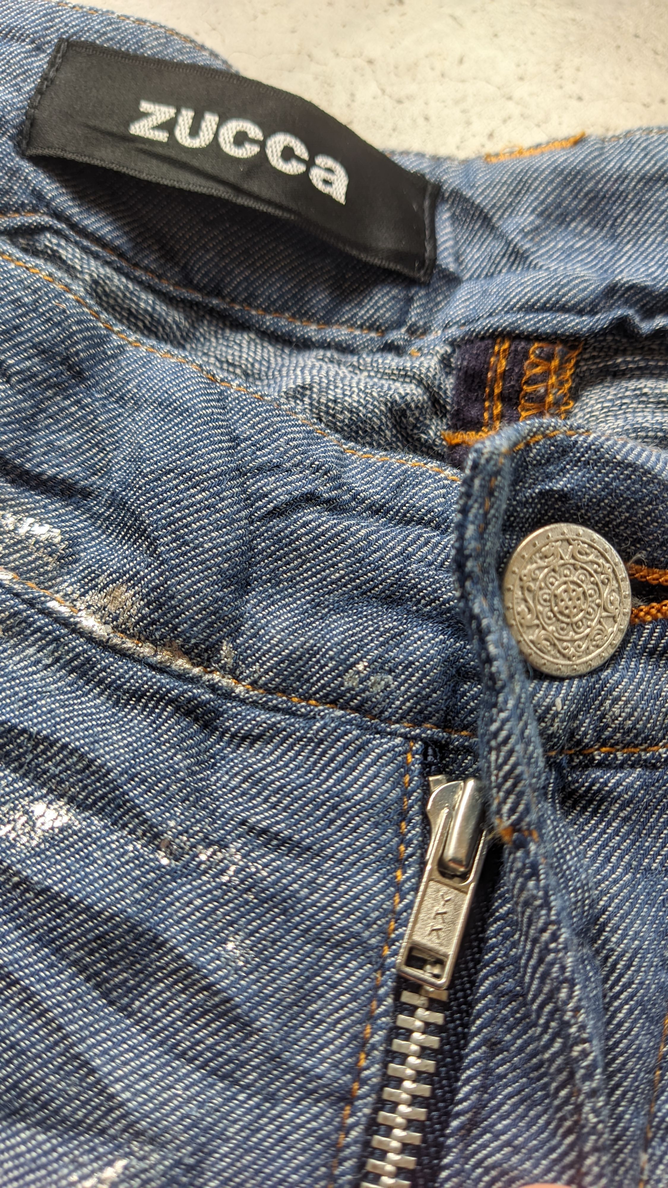 Designer × Zucca Zucca Soft Jeans Trashed Design Size US 30 / EU 46 - 3 Thumbnail