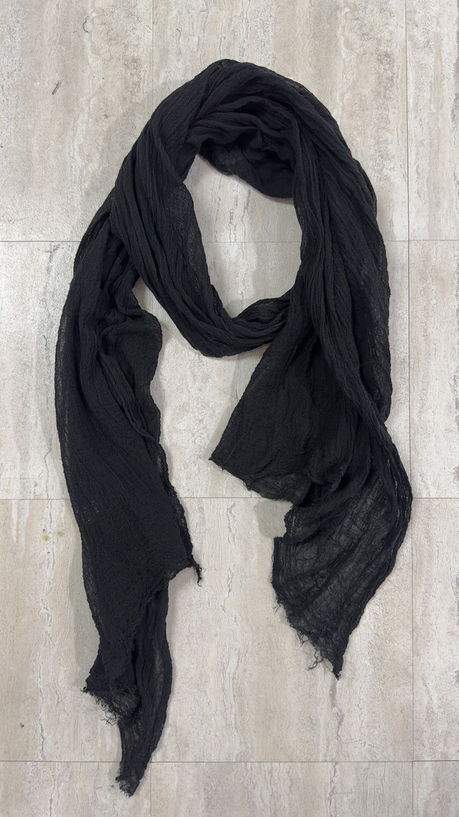 Slimane thin long scarf