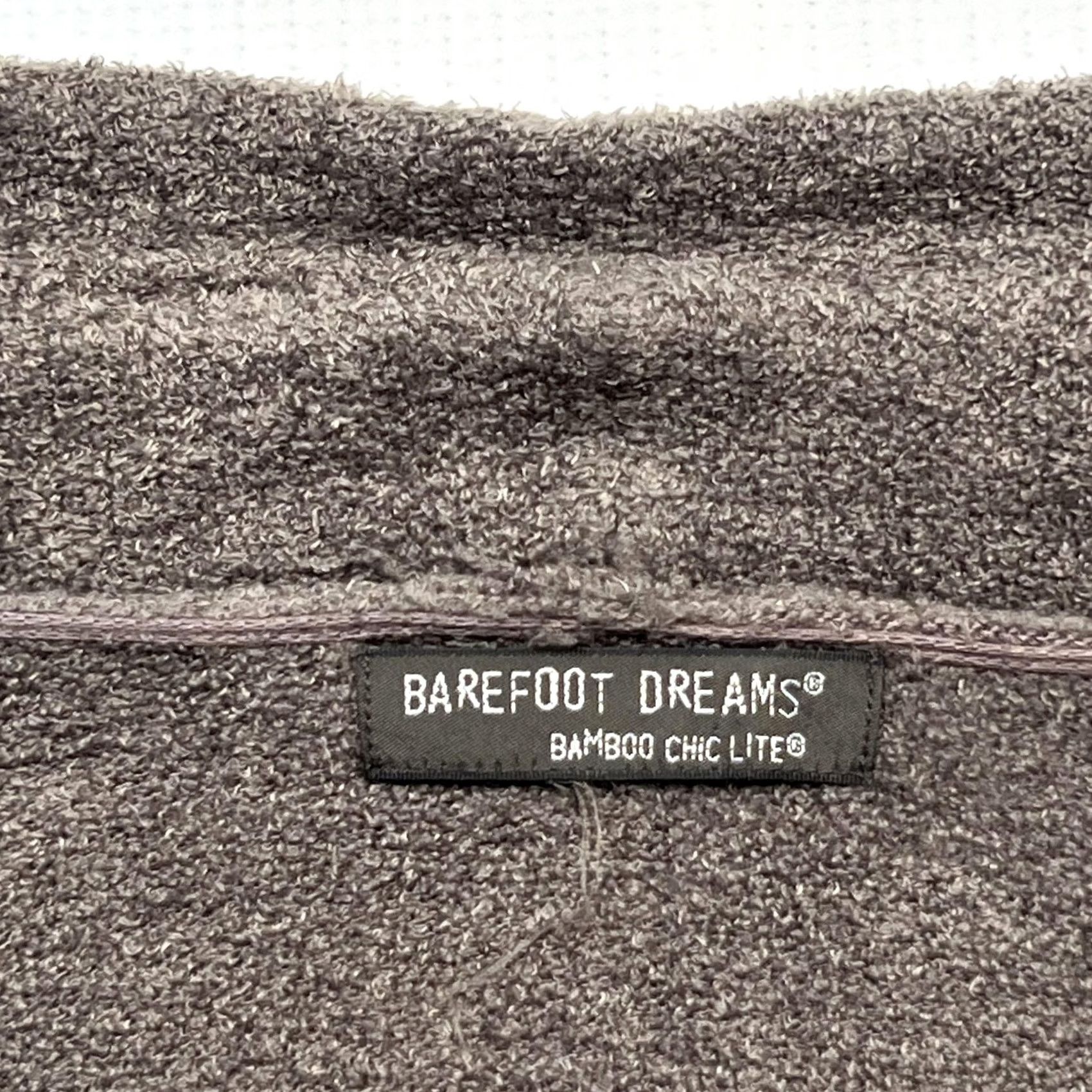 Vintage Barefoot Dreams Cardigan Womens L Brown Bamboo Chic Lite Knit Open Front Cozy Size L / US 10 / IT 46 - 2 Thumbnail