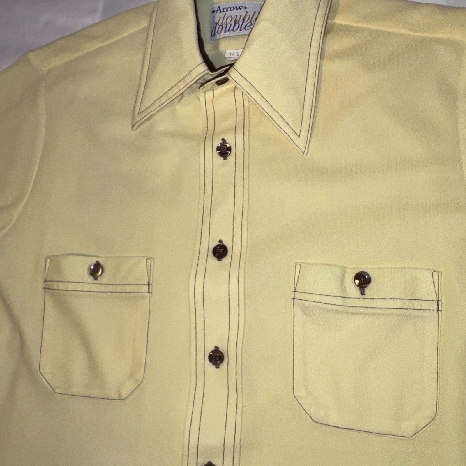 Other Vintage 70s Double Arrow Western Rodeo Button Up Shirt 14 Mo Size US M / EU 48-50 / 2 - 3 Thumbnail
