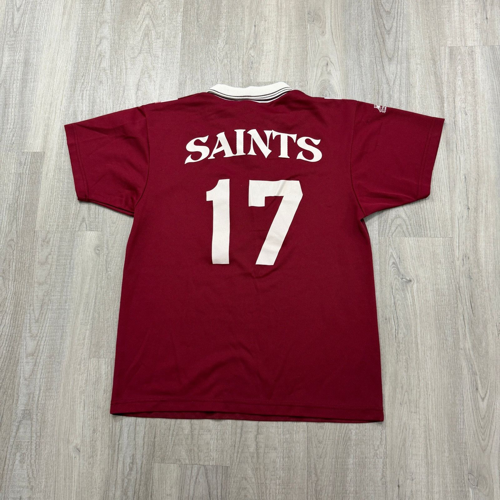 Vintage Vintage Dynamic Soccer Collared Jersey Medium Red White 90s Size US M / EU 48-50 / 2 - 6 Thumbnail