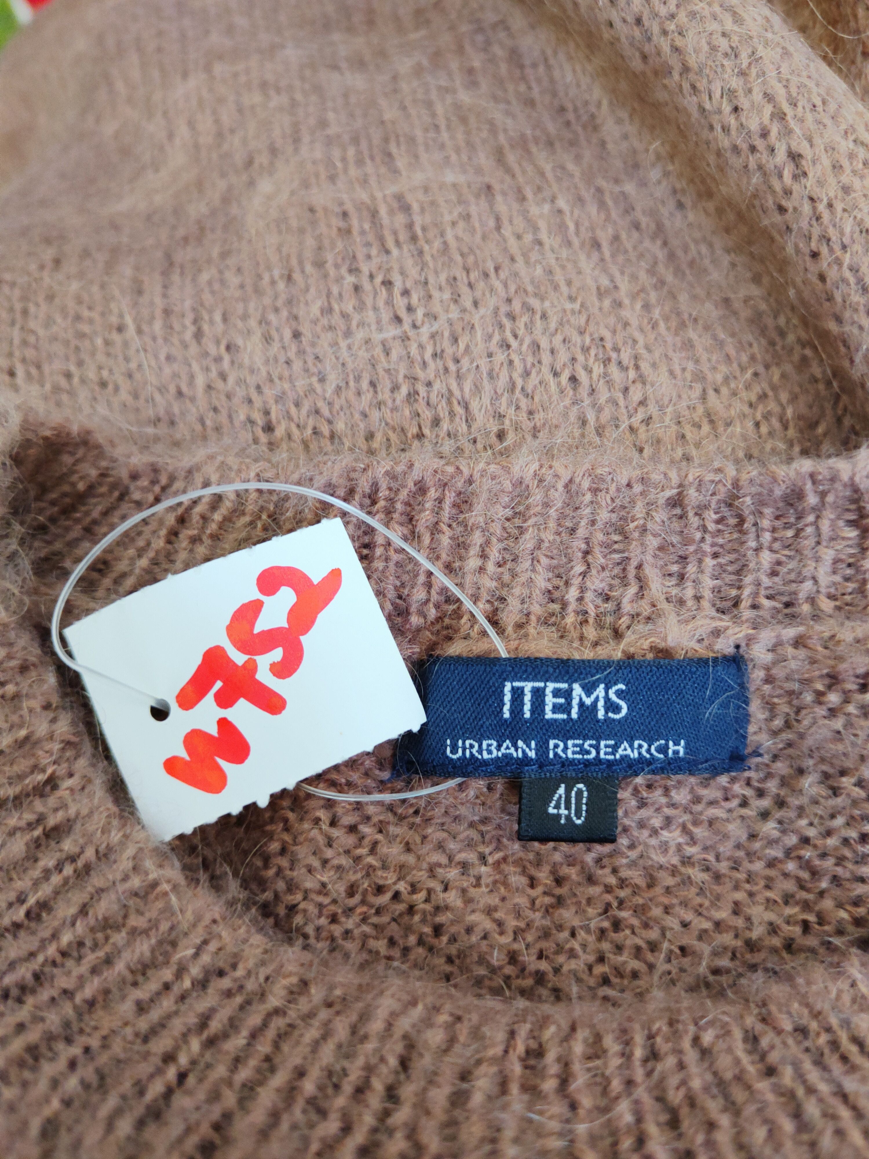 Japanese Brand × Vintage Urban Research Dark Brown Knitwear Sweatshirts #W752 Size US L / EU 52-54 / 3 - 11 Thumbnail