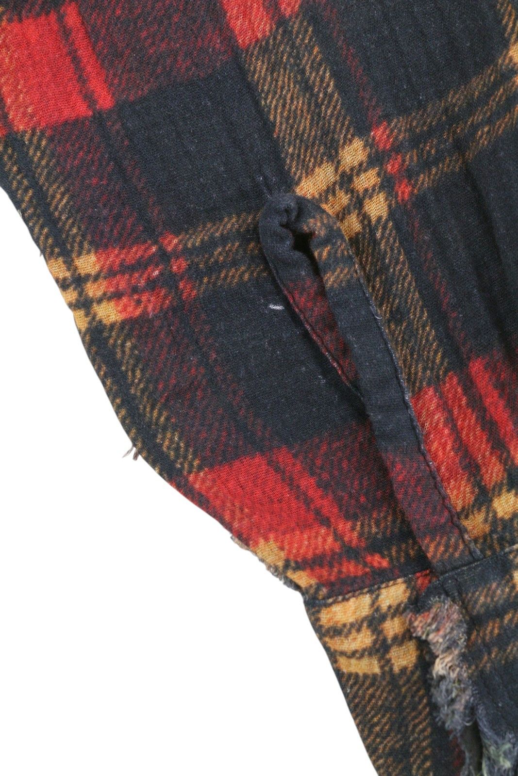 R13 REVERSIBLE DROP NECK S Red Plaid With Leaf Camo 86561 Size S / US 4 / IT 40 - 15 Thumbnail