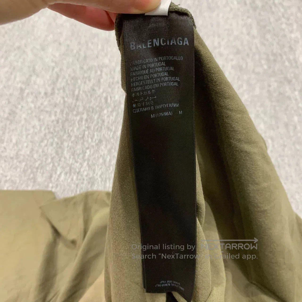 Balenciaga balenciaga green embroidered short sleeve shirt. Size US M / EU 48-50 / 2 - 7 Thumbnail