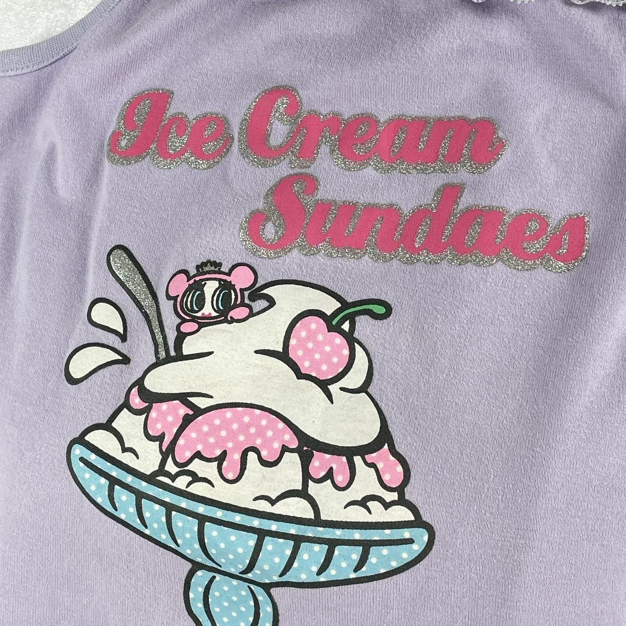 Angel Blue ✩ Angel Blue Glittery Icecream Sundae Lacey Camisole ♡ Size XXS / US 00 / IT 34 - 2 Thumbnail