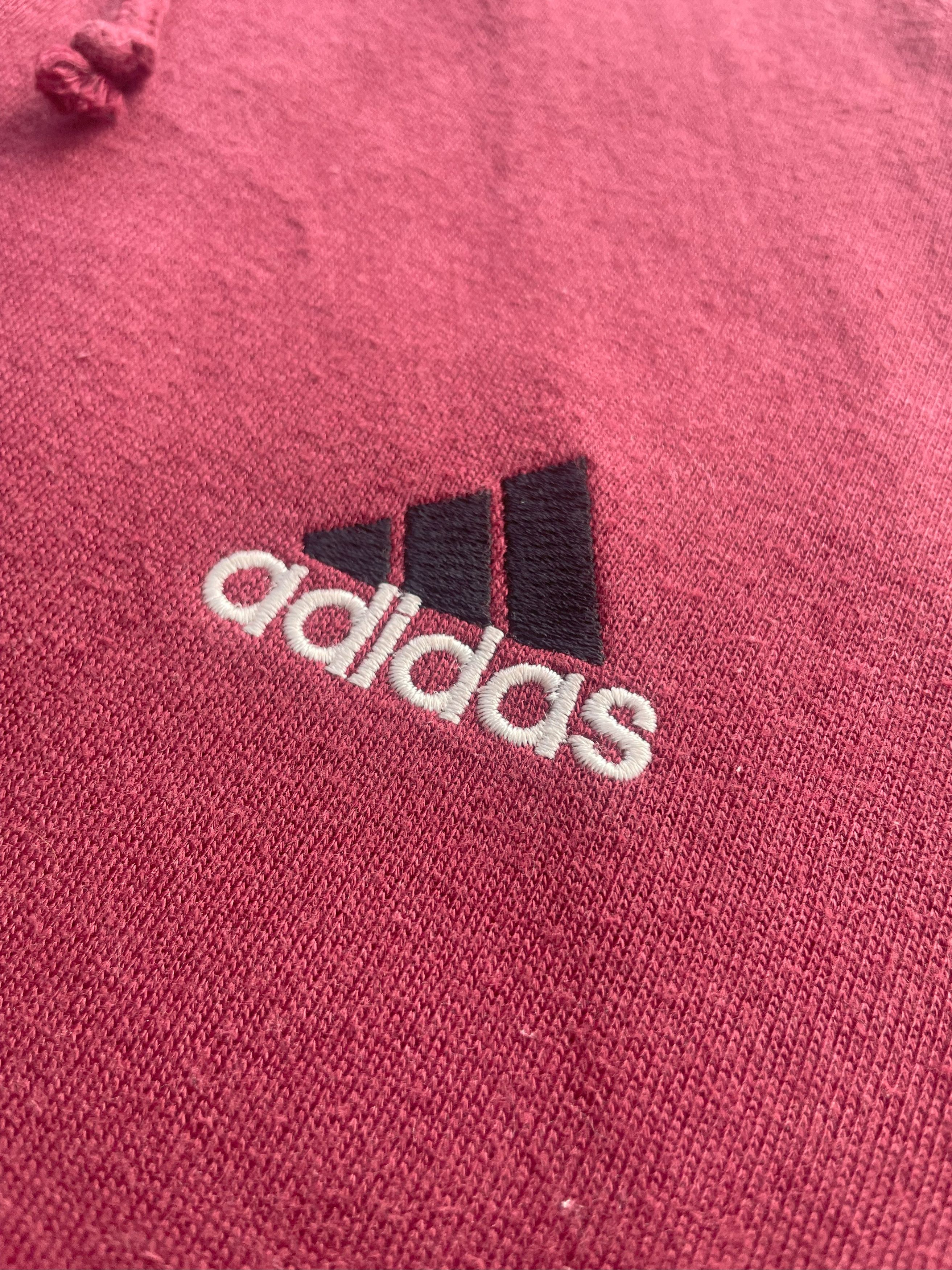 Adidas Vintage Adidas Hoodie Size US L / EU 52-54 / 3 - 3 Thumbnail