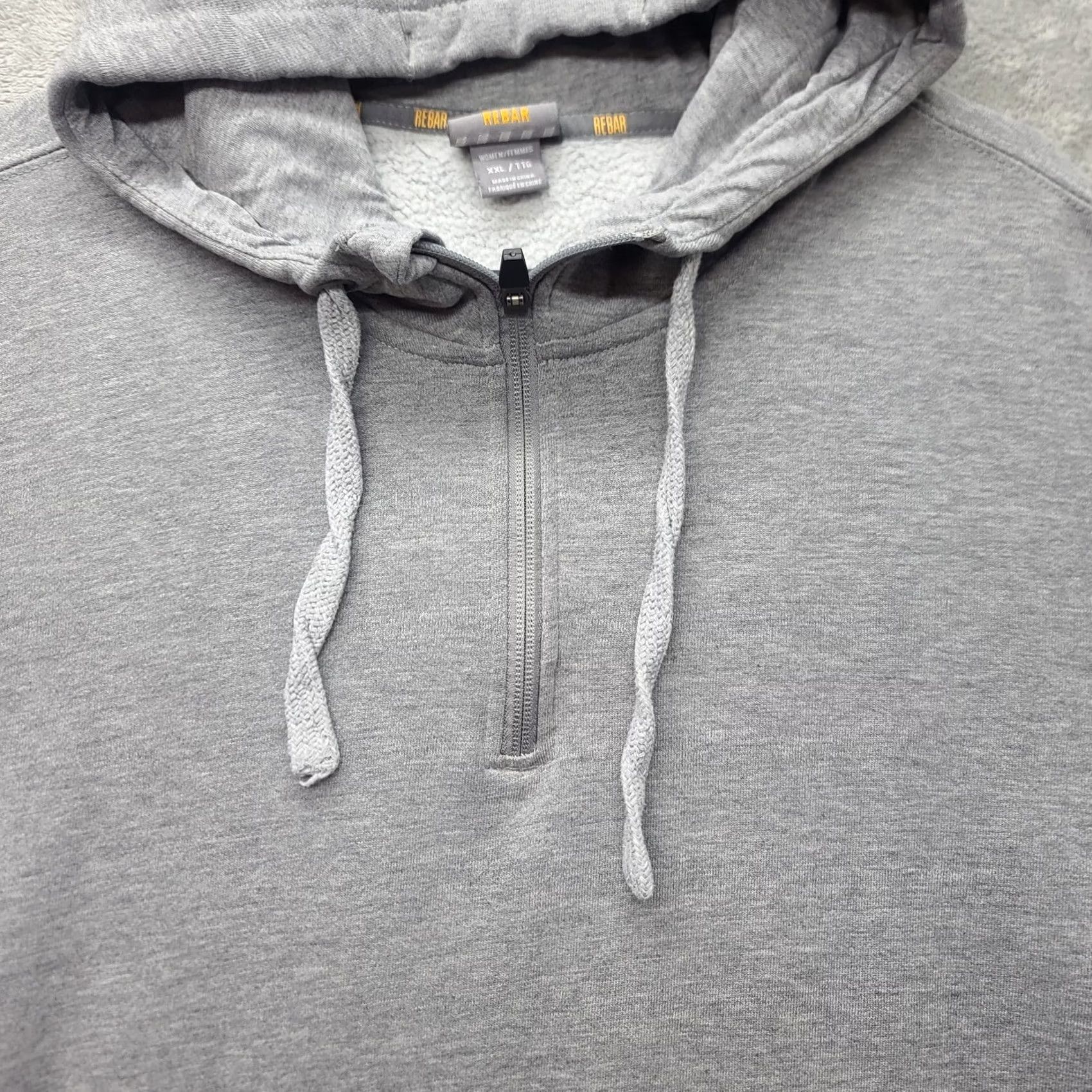 Ariat Ariat Rebar Sweatshirt Womens 2XL Gray Hooded Pullover Western Workwear Regular Long Sleeve Size XXL / US 16-18 / IT 52-54 - 4 Thumbnail