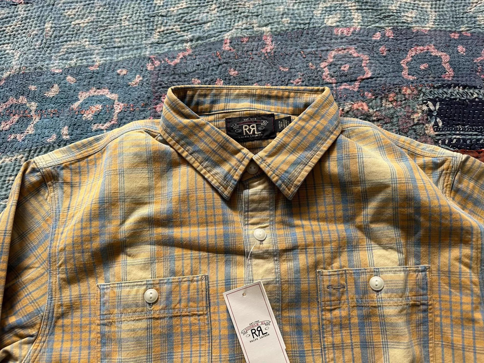 RRL Ralph Lauren RRL Thick Striped Work Shirt L Size US L / EU 52-54 / 3 - 3 Thumbnail