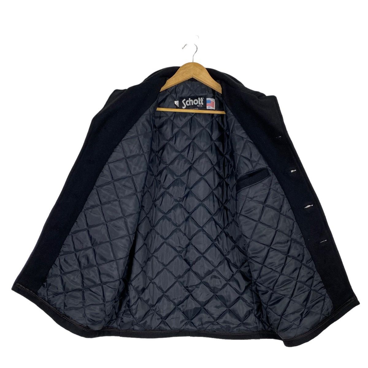 Schott × Vintage Schott vintage USN WW2 wool peacoat jacket Size US M / EU 48-50 / 2 - 7 Thumbnail