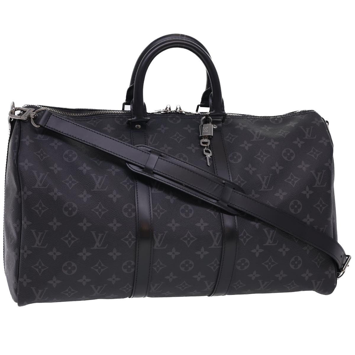 Louis Vuitton LOUIS VUITTON Eclipse Keepall Bandouliere 45 Boston Bag Size ONE SIZE - 1 Thumbnail