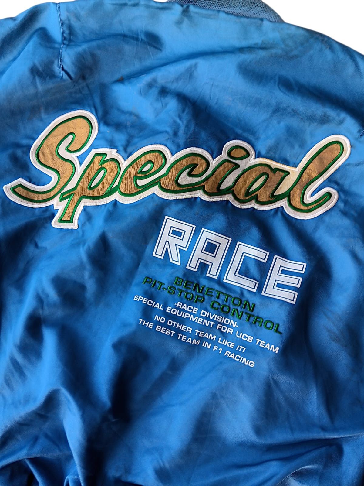 Benetton 90's Benetton F1 Racing Team special race reversible jacket Size US L / EU 52-54 / 3 - 6 Thumbnail